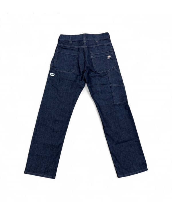 303 Boards - 303 X Dickies Skateboarding 303 Oval Regular Fit Utility Jeans (Rinsed Indigo Blue)